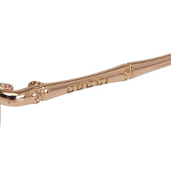 グッチ バンブー サングラス ティアドロップ グラデーションレンズ ゴールド プラスチック レディース GUCCI 【中古】