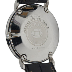 ラドー ダイヤスター ベルト(社外品) 腕時計 100-717.0100.3 クオーツ シルバー文字盤 ステンレススチール レザー メンズ RADO 【中古】