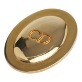 ディオール CDロゴ Parfums オーバル モチーフ ブローチ ゴールド メッキ レディース Dior 【中古】