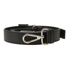 プラダ ロゴ ショルダーストラップ ブラック サフィアーノレザー レディース PRADA 【中古】