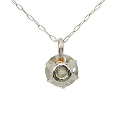 Pt900 プラチナ Pt850 プラチナ ダイヤ1.062ct プチネックレス レディース 【中古】