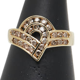 K18YG イエローゴールド ダイヤ0.51ct リング 指輪 レディース 11.5号 【中古】