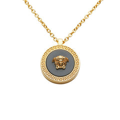 ヴェルサーチェ メドューサ ネックレス ゴールド メッキ レディース VERSACE 【中古】