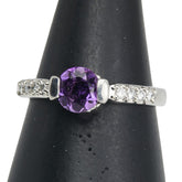 ノーブランド Pt900 プラチナ ダイヤ0.18ct リング 指輪 レディース no brand 14号 【中古】