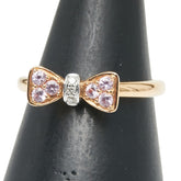 ポンテヴェキオ リボン モチーフ リング 指輪 K18PG ピンクゴールド レディース Ponte Vecchio 【中古】