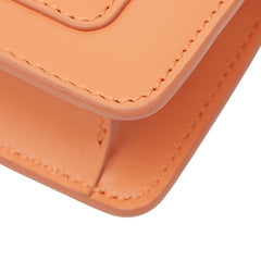 ブルガリ セルペンティ フォーエバー バッグチャーム ポーチ オレンジ レザー レディース BVLGARI 【中古】