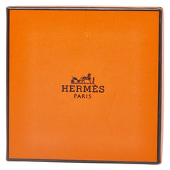 エルメス シェーヌダンクル スカーフリング ネイビー メタル レディース HERMES 【中古】