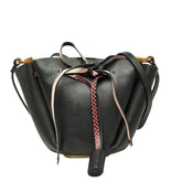 ヴァレンティノ スタッズ 斜め掛け ショルダーバッグ ブラック ピンク レザー レディース VALENTINO 【中古】