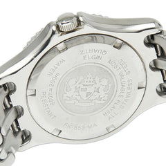エルジン 腕時計 FK-553-MA クオーツ ブラック文字盤 ステンレススチール ボーイズ ELGIN 【中古】