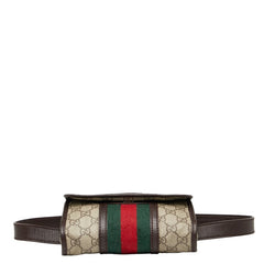 グッチ シェリーライン GGスプリーム ボディバッグ ウエストバッグ 152597 ベージュ マルチカラー PVC レザー レディース GUCCI 中古