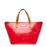 ルイ ヴィトン モノグラム ヴェルニ べルヴューPM ハンドバッグ M93669 ローズポップ パテントレザー レディース LOUIS VUITTON 【中古】