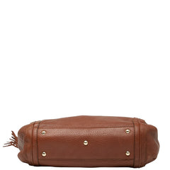 グッチ タッセル ワンショルダーバッグ 269947 ブラウン レザー レディース GUCCI 【中古】