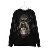 ジバンシー ロットワイラー スウェットシャツ サイズ:L BM705J3Y1N ブラック コットン メンズ Givenchy 【中古】