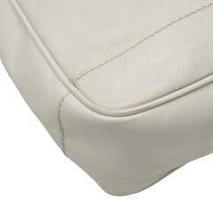 バレンシアガ リポーター 斜め掛け ショルダーバッグ 272862 ホワイト レザー レディース BALENCIAGA 【中古】