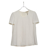 バーバリー プルオーバー ブラウス サイズ:UK8 アイボリー アセテート シルク レディース BURBERRY 【中古】