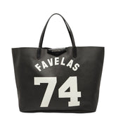 ジバンシー FAVELAS74 トートバッグ ブラック ホワイト PVC レディース Givenchy 【中古】