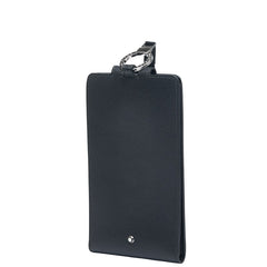 モンブラン サルトリアル フォンホルダー ウィズ ビュー キャリーミー iPhoneケース スマホ 携帯電話ホルダー ブラック レザー レディース MONTBLANC 【中古】