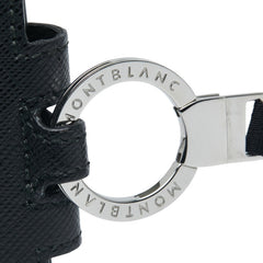 モンブラン サルトリアル フォンホルダー ウィズ ビュー キャリーミー iPhoneケース スマホ 携帯電話ホルダー ブラック レザー レディース MONTBLANC 【中古】