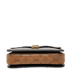 ルイ ヴィトン モノグラム リバース ポシェット メティスMM ハンドバッグ ショルダーバッグ 2WAY M43488 ブラウン ブラック PVC レザー レディース LOUIS VUITTON 【中古】