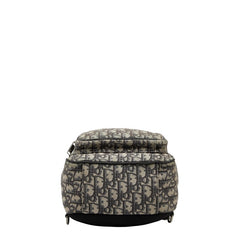 ディオール オブリーク トロッター 斜め掛け ボディバッグ ショルダーバッグ ベージュ ブラック キャンバス レザー メンズ Dior 【中古】