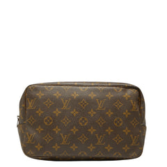 ルイ ヴィトン モノグラム トゥルーストワレット 28 セカンドバッグ クラッチバッグ M47522 ブラウン PVC レザー レディース LOUIS VUITTON 【中古】