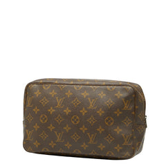 ルイ ヴィトン モノグラム トゥルーストワレット 28 セカンドバッグ クラッチバッグ M47522 ブラウン PVC レザー レディース LOUIS VUITTON 【中古】