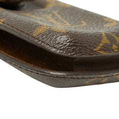 ルイ ヴィトン モノグラム エテュイ テレフォン インターナショナルPM キーケース 携帯ケース M63064 ブラウン PVC レディース LOUIS VUITTON 【中古】