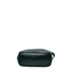 サルヴァトーレフェラガモ ショルダーバッグ グリーン ゴールド レザー レディース Salvatore Ferragamo 【中古】