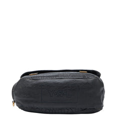 サンローラン ショルダーバッグ ブラック レザー レディース SAINT LAURENT 【中古】