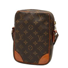 ルイ ヴィトン モノグラム ダヌーブ 斜め掛け ショルダーバッグ M45266 ブラウン PVC レザー レディース LOUIS VUITTON 【中古】