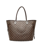 ルイ ヴィトン ダミエ ネヴァーフルMM トートバッグ ショルダーバッグ N41358 ブラウン PVC レザー レディース LOUIS VUITTON 【中古】