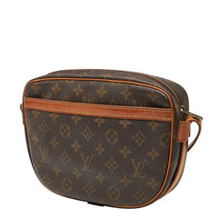 ルイ ヴィトン モノグラム ジュヌフィーユGM 斜め掛け ショルダーバッグ M51225 ブラウン PVC レザー レディース LOUIS VUITTON 【中古】