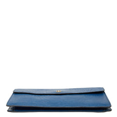 ルイ ヴィトン エピ モンテーニュ27 セカンドバッグ クラッチバッグ M52655 トレドブルー レザー レディース LOUIS VUITTON 【中古】