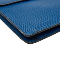 ルイ ヴィトン エピ モンテーニュ27 セカンドバッグ クラッチバッグ M52655 トレドブルー レザー レディース LOUIS VUITTON 【中古】