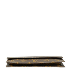 ルイ ヴィトン モノグラム ポシェットラバ 20 セカンドバッグ ポーチ M51935 ブラウン PVC レザー レディース LOUIS VUITTON 【中古】