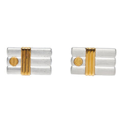 ダンヒル カフス ネクタイピン セット シルバー ゴールド メタル メッキ メンズ Dunhill 【中古】