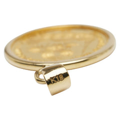 K24YG イエローゴールド K18YG イエローゴールド 1/30 OZ エリザベス2世 クック諸島 花火大会 4ドル金貨 ペンダントトップ レディース 【中古】