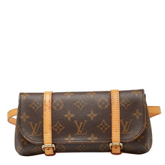 ルイ ヴィトン モノグラム ポシェット マレル ウエストバッグ M51159 ブラウン PVC レザー レディース LOUIS VUITTON 【中古】