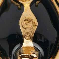 スワロフスキー てんとう虫 ラインストーン ブローチ ゴールド レッド メッキ レディース SWAROVSKI 【中古】