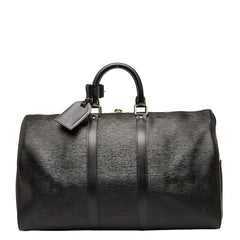 ルイ ヴィトン エピ キーポル50 ボストンバッグ トラベルバッグ 旅行用バッグ M42962 ノワール ブラック レザー レディース LOUIS VUITTON 【中古】