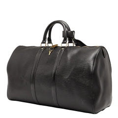 ルイ ヴィトン エピ キーポル50 ボストンバッグ トラベルバッグ 旅行用バッグ M42962 ノワール ブラック レザー レディース LOUIS VUITTON 【中古】