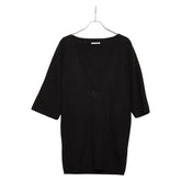 クロエ 14AW オーバーサイズVネックニット サイズ:XS ブラック カシミヤ レディース Chloe 【中古】