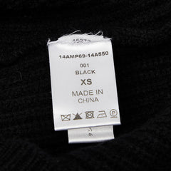 クロエ 14AW オーバーサイズVネックニット サイズ:XS ブラック カシミヤ レディース Chloe 【中古】