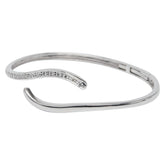 K18WG ホワイトゴールド ダイヤ0.21ct バングル レディース 【中古】