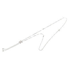 Pt900 プラチナ Pt850 プラチナ ダイヤ0.15ct ネックレス レディース 【中古】