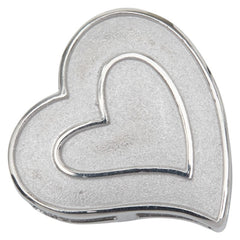 Pt900 プラチナ ダイヤ0.40ct ハート モチーフ ペンダントトップ レディース 【中古】