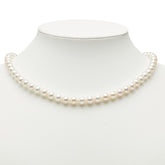 SV925 シルバー アコヤパール7.5~8mm ネックレス レディース 【中古】