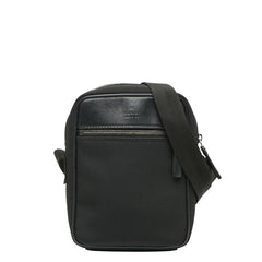 グッチ 斜め掛け ショルダーバッグ 101680 ブラック ナイロン レザー レディース GUCCI 【中古】