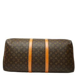 ルイ ヴィトン モノグラム キーポル55 ボストンバッグ トラベルバッグ M41424 ブラウン PVC レザー レディース LOUIS VUITTON 【中古】