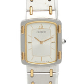 セイコー クレドール 腕時計 2F70-5600 クオーツ シルバー文字盤 ステンレススチール メッキ レディース SEIKO 【中古】